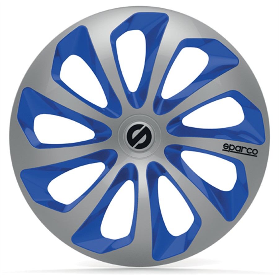 Enjoliveurs Argent Bleu Sparco Sicilia Pouces Norauto Fr