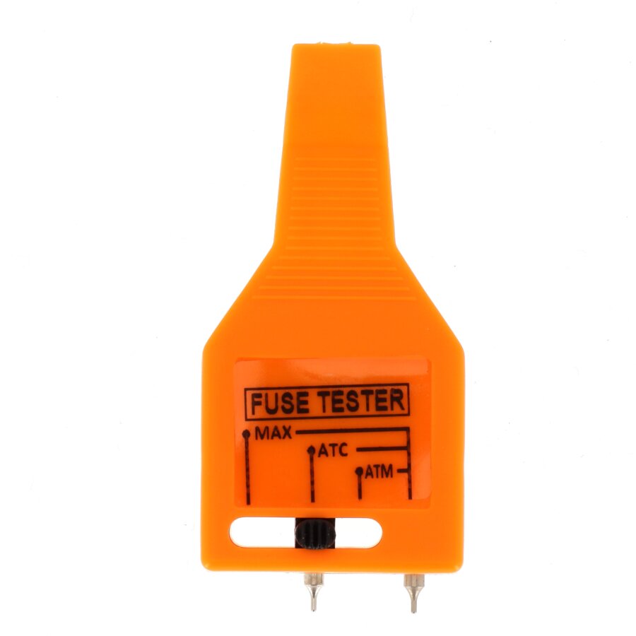 Testeur Et Extracteur De Fusibles Jojofuny - Orange - Compatible Taille Maxi, ATO, ATM - Pour Voiture - Léger Et Pratique
