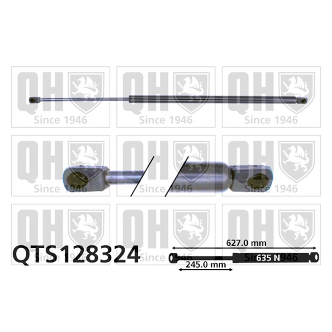 Vérin De Coffre Quinton Hazell Qts128324