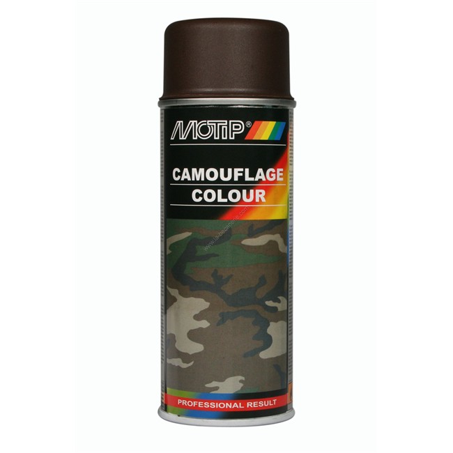 Bombe De Peinture Marron Camouflage Motip M04205 400 Ml
