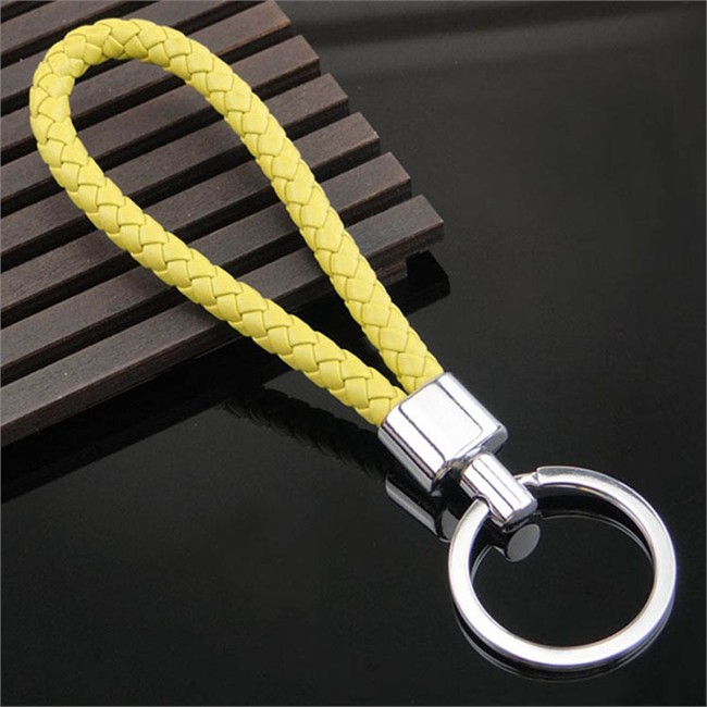 Porte-clés Tresse Jaune