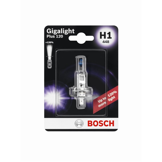 1 Ampoule Bosch H1 Giga Light 12 V