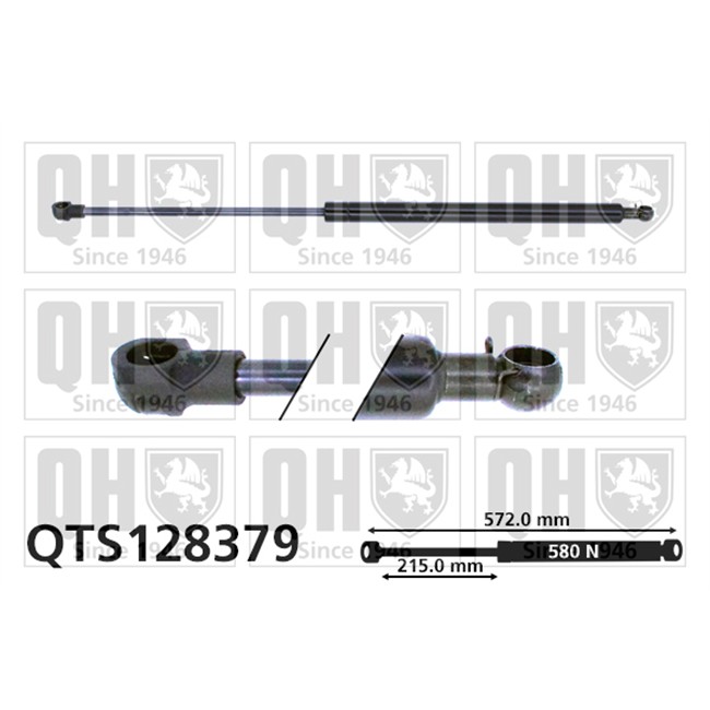 Vérin De Coffre Quinton Hazell Qts128379