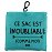 Sac de course pliable Inoubliable ZIGOH bleu 