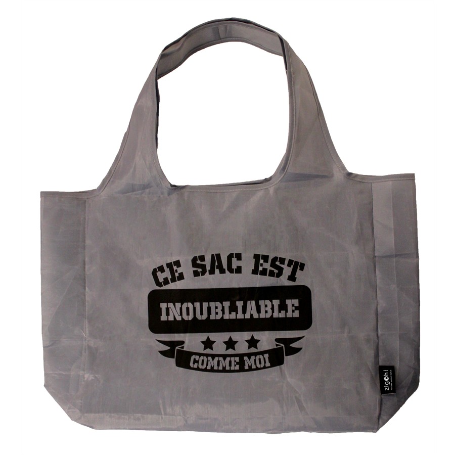  Sac  de  course  pliable Inoubliable ZIGOH gris Norauto fr