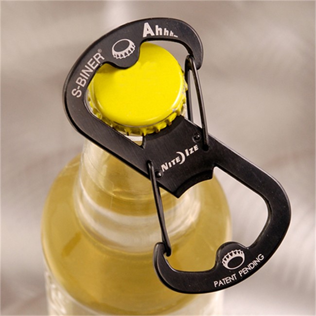 Porte-clés Mousqueton Nite Ize S-biner Acier Inoxydable Ouvre Bouteille