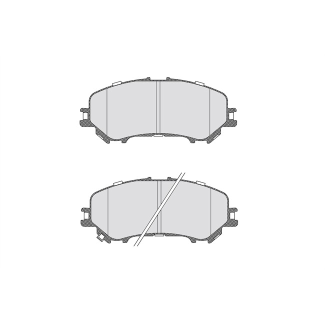4 Plaquettes De Frein Norauto Nrp4843