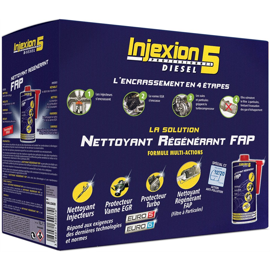 Nettoyant Régénérant Fap Diesel Injexion 5 1 L