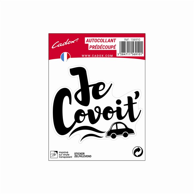 1 Sticker Autocollant Cadox Bébé Je Covoiture