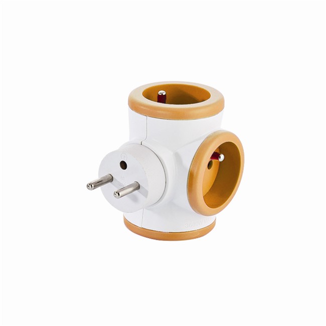 Bloc Prise Triplite 3 X 16 A Rotatif Orange Watt&co