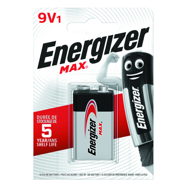 1 Pile Energizer Max 9v