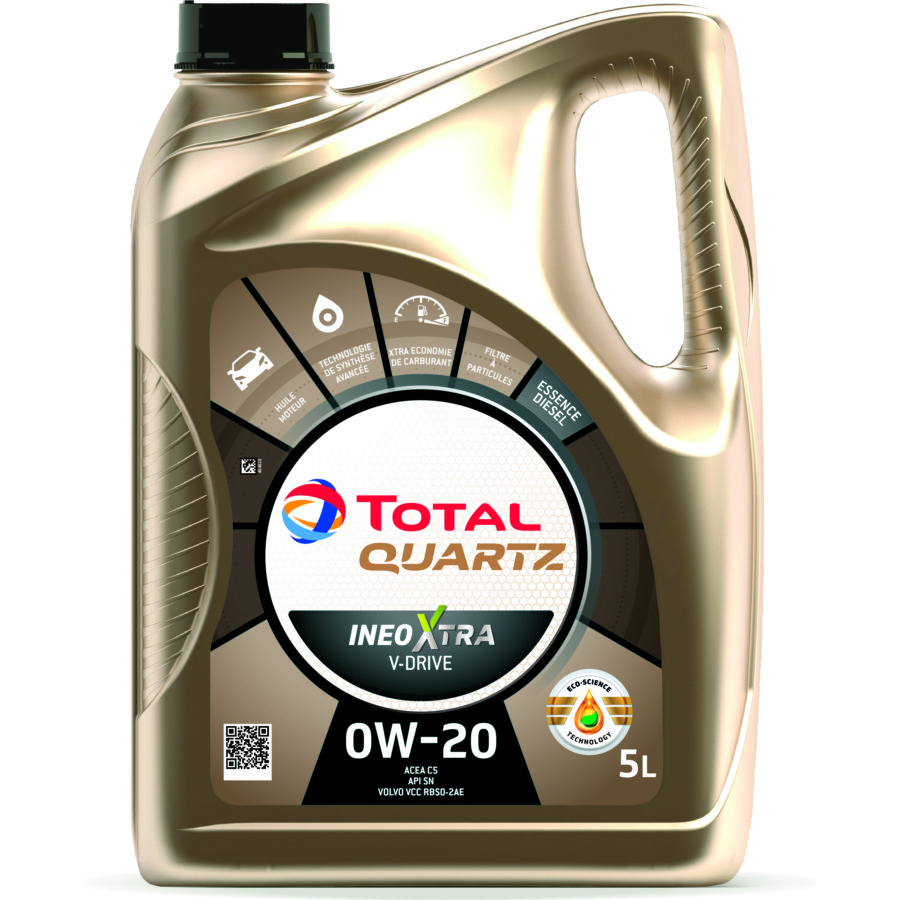 Huile moteur TOTAL Quartz 9000 VDrive 0W20 Essence et Diesel 5 L Norauto.fr