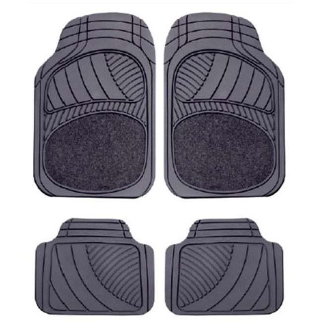 Jeu Complet De Tapis Universels En Pvc Et Moquette Norauto Noir