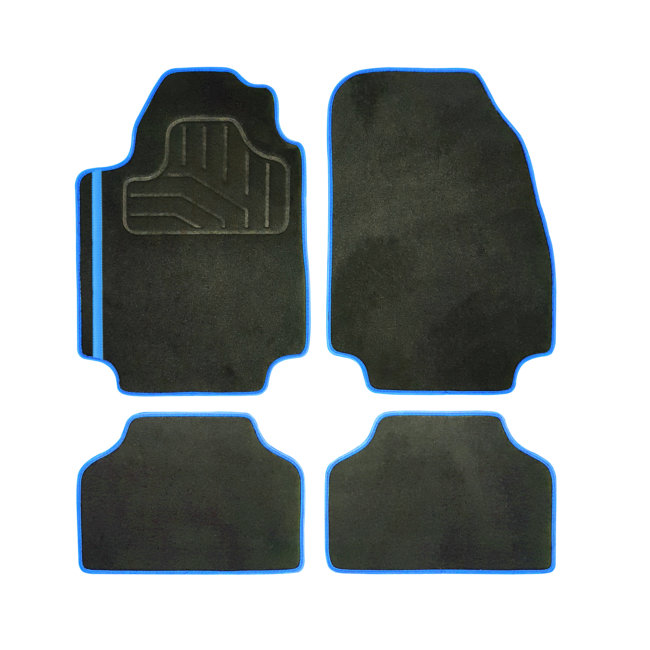 Jeu Complet De Tapis Universels En Moquette Norauto Noir Te Bleu
