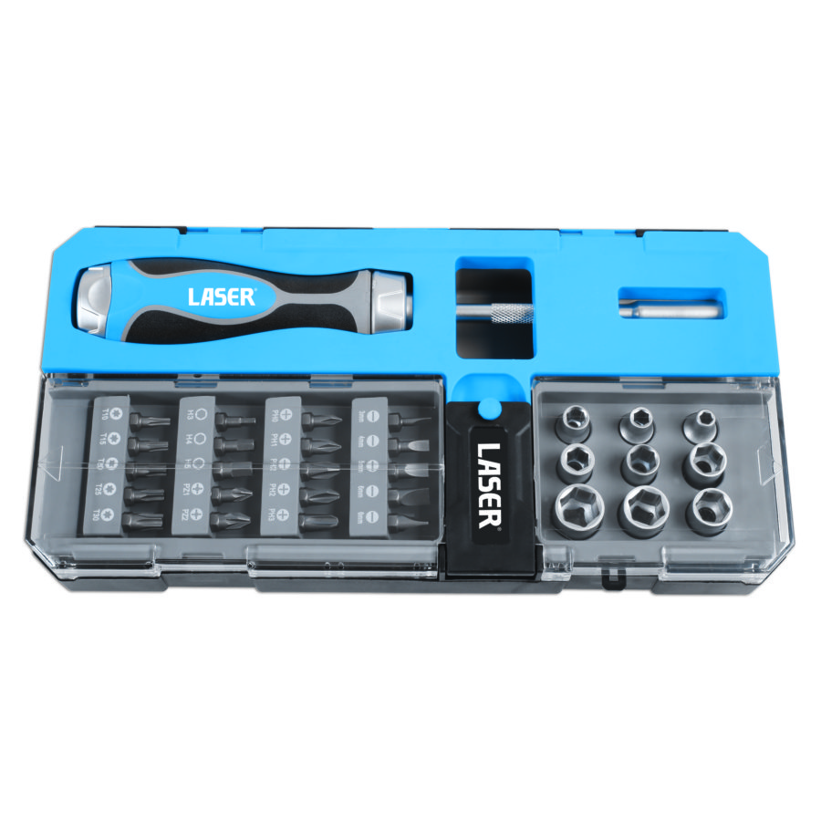 KS TOOLS Coffret d'embouts - Avec tournevis à frapper - 18 pcs - 515.2000 pas cher