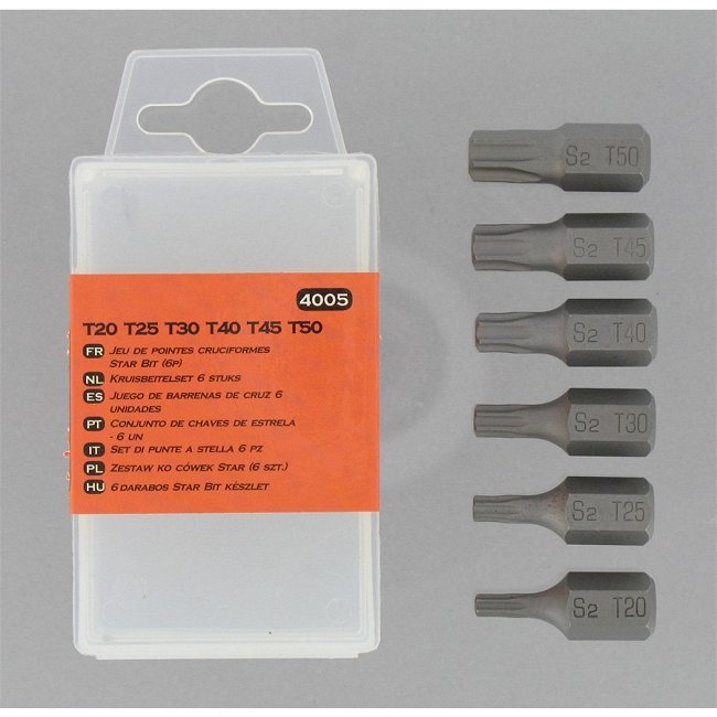 Boîte De 6 Embouts Torx