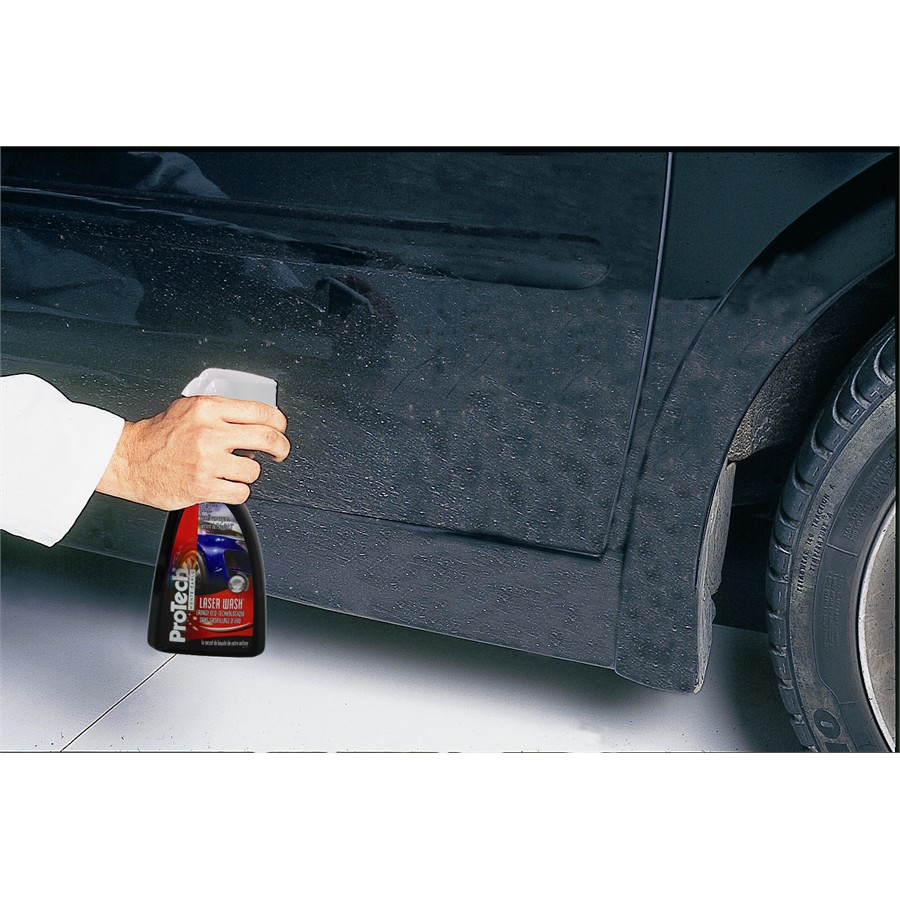 Nettoyant et lustrant carrosserie sans eau Laser wash PROTECH 500 ml
