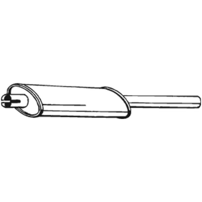 Silencieux Avant Bosal 135-591