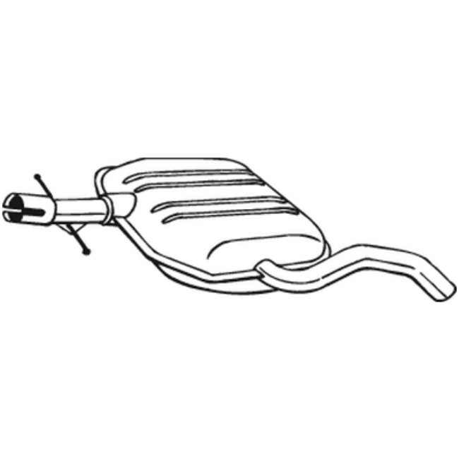 Silencieux Intermédiaire Bosal 233-689