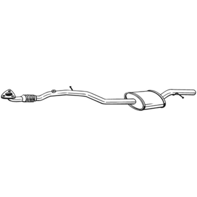 Silencieux Intermédiaire Bosal 284-527