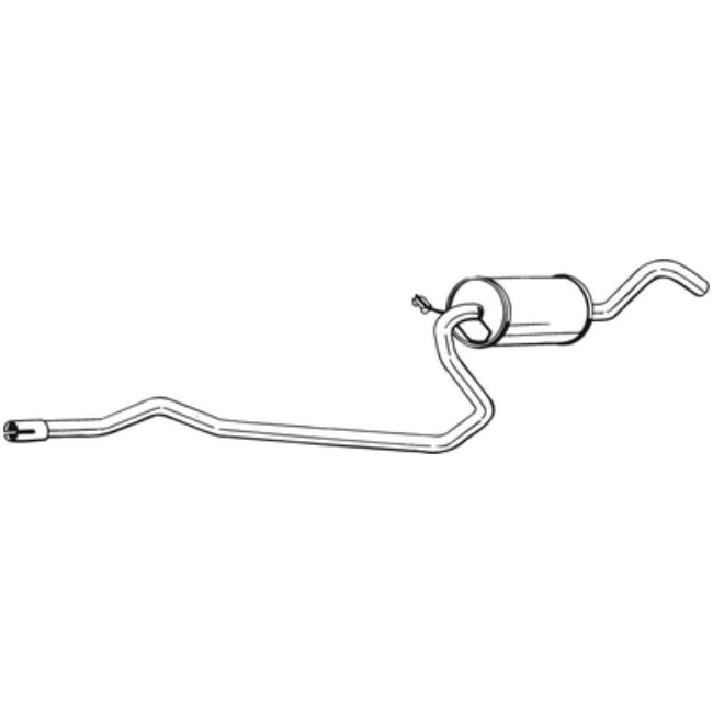 Silencieux Intermédiaire Bosal 285-799