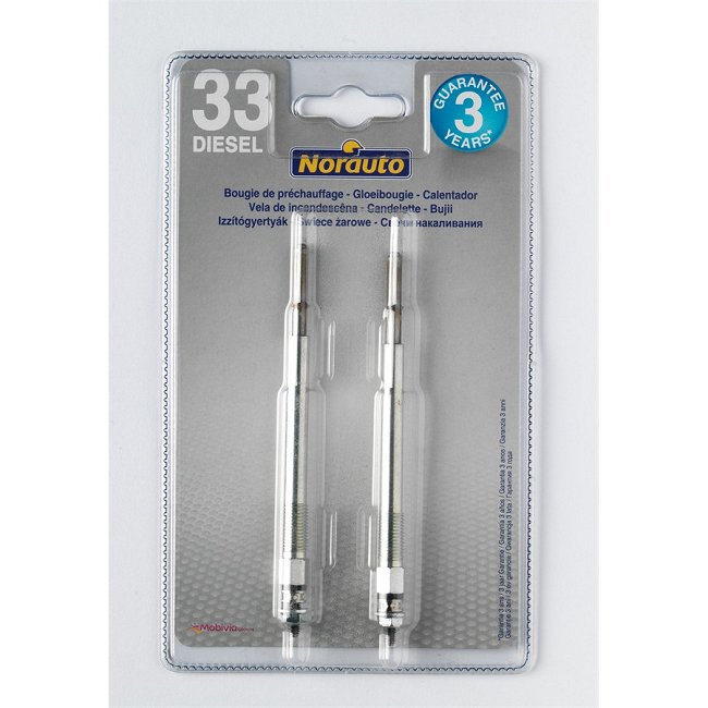 2 Bougies De Préchauffage Norauto Bp33