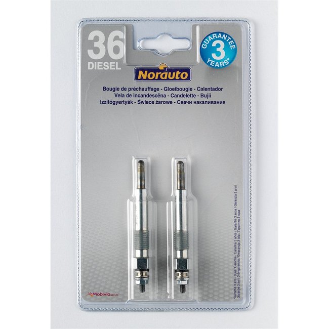 2 Bougies De Préchauffage Norauto Bp36