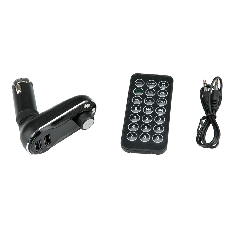 Transmetteur Bluetooth Voiture 66W - 4 Ports USB + FM - Charge Rapide QC3.0 PD, Compatible IPhone Android Samsung