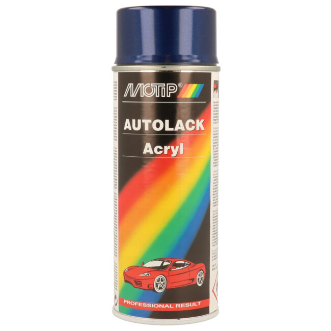 Bombe De Peinture Bleu Métallisé Motip M54521 400 Ml