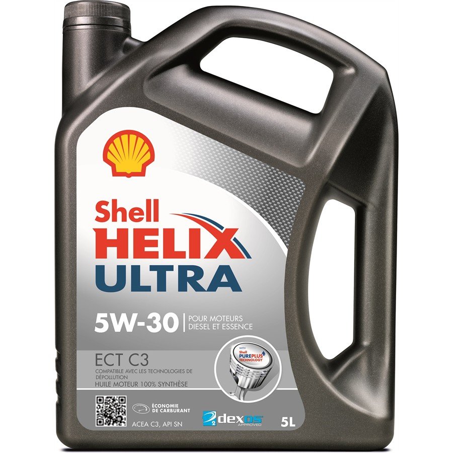 Huile moteur SHELL Helix Ultra ECT C3 5W30 Essence et Diesel 5 L Norauto.fr