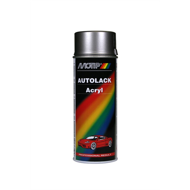 Bombe De Peinture Gris Métallisé Motip M51081 400 Ml