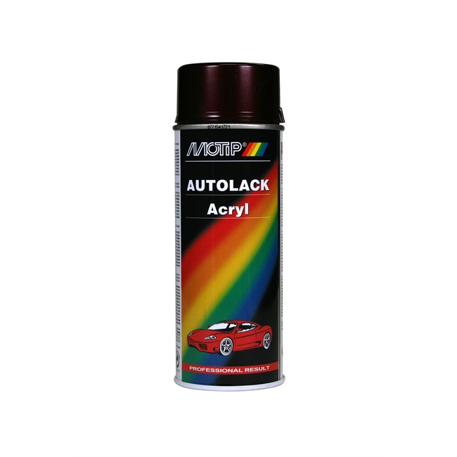 Bombe De Peinture Rouge Métallisé Motip M51460 400 Ml