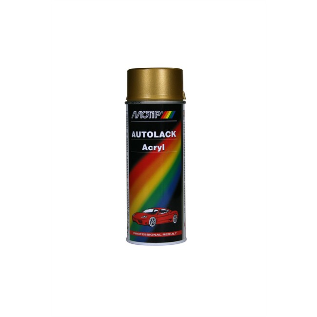 Bombe De Peinture Or Métallisé Motip M52250 400 Ml