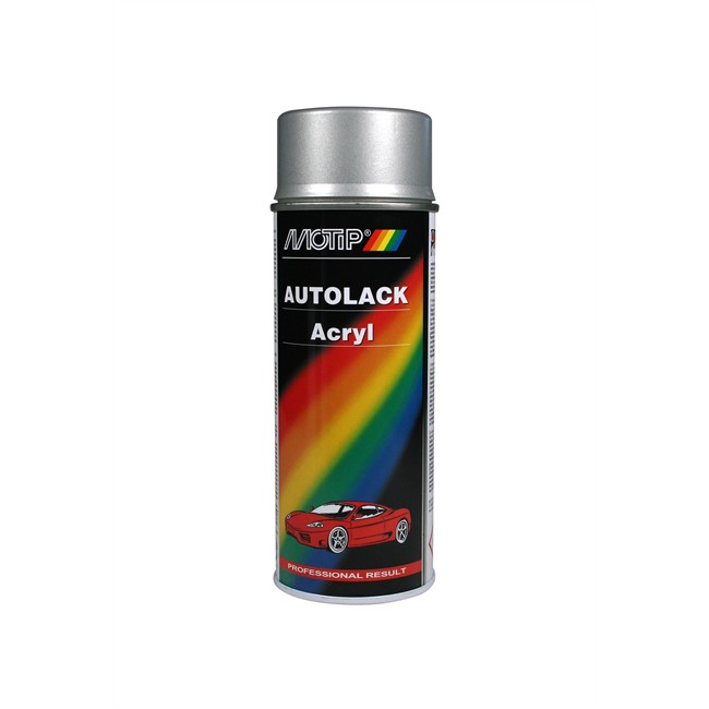 Bombe De Peinture Gris Métallisé Motip M55290 400 Ml