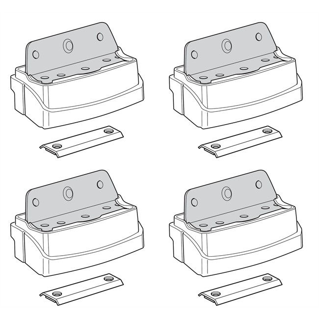 4 Pattes De Fixation Norauto 40