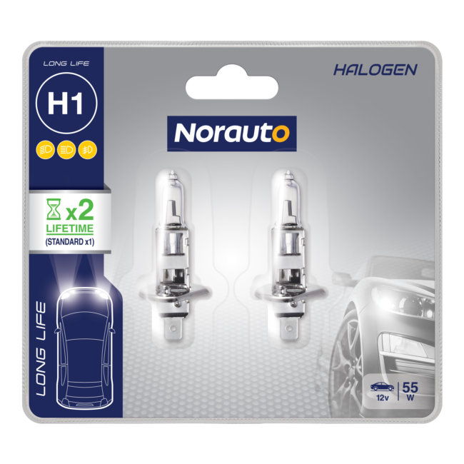 2 Ampoules H1 Norauto Longlife