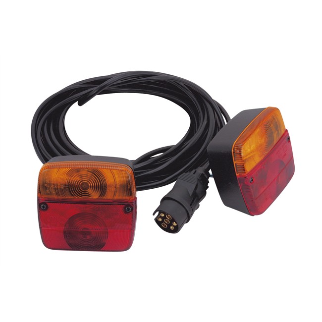 2 Feux Arrière Avec Câble Entre Feux De 2,5 M Et Câble D'alimentation De 7,5 M Spotlight