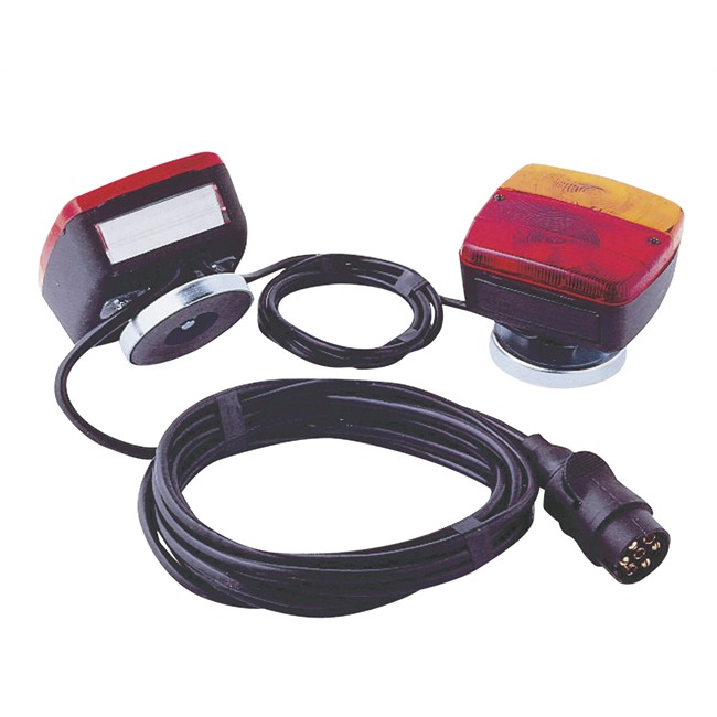 Kit D'éclairage Magnétique Avec Câble Entre Feux De 2,5 M Et Câble D'alimentation De 12 M Spotlight
