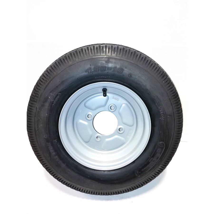 Roue De Remorque 450 X 10 Quatre Trous