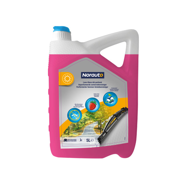 Lave-glace Été Démoustiquant Norauto Senteur Fraise 5 L