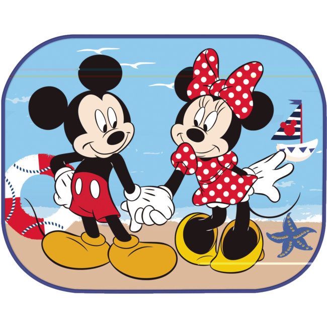 2 Pare Soleil Lateral Mickey Et Minnie 44x35cm Norauto Fr