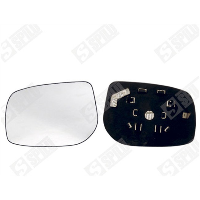 Glace De Rétroviseur Grand Angle Dégivrant Côté Conducteur Spilu 13427