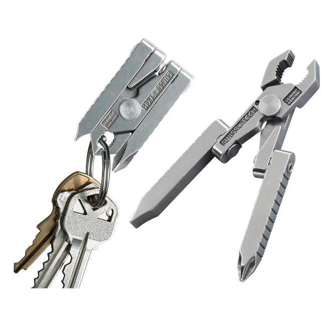 Porte-clés Outils Microtech 6 En 1 Swiss+tech