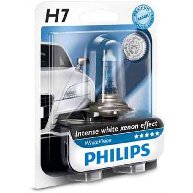 1 Ampoule Philips H7 Whitevision 12 V