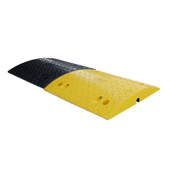 Lot De 2 Ralentisseurs Noir Et Jaune 50 Cm Viso Fast60nj