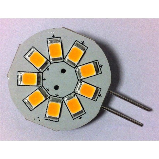 1 Ampoule G4 9 Leds 120 Lumens Sortie Latérale Brille-led