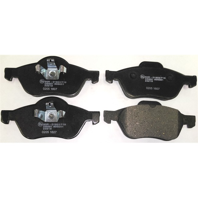 4 Plaquettes De Frein Norauto Nrp1866