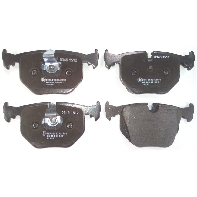 4 Plaquettes De Frein Norauto Nrp1483