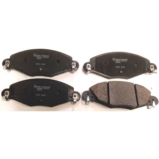 4 Plaquettes De Frein Norauto Nrp1412