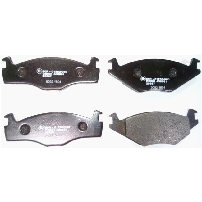 4 Plaquettes De Frein Norauto Nrp419